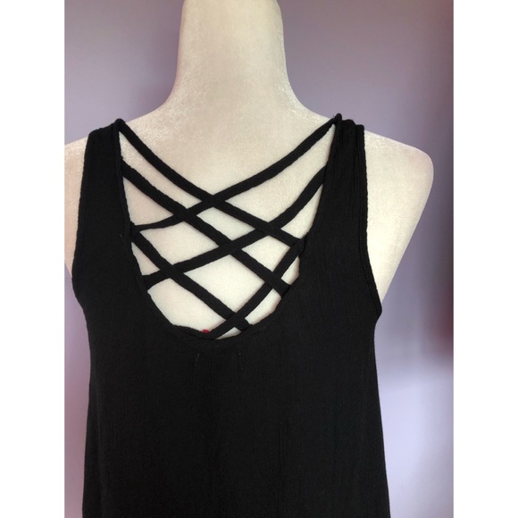 Kirra button up black sleeveless blouse - Picture 4 of 5